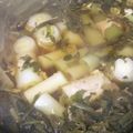 低カロ探検隊's cooksnap of when they made 長ネギ豚バラ巻き鍋 セリver..