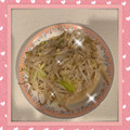 ☆hironon☆'s cooksnap of when they made 簡単節約おかず【モヤシとネギの卵炒め】.