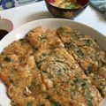ハム八ム's cooksnap of when they made もっちもち！ニラと豚キムチーズのチヂミ.