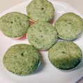 アズサ516's cooksnap of when they made 《離乳食》ほうれん草のレンジ蒸しパン♪.
