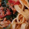 れそそ's cooksnap of when they made 舞茸とほうれん草のトマトパスタ.