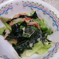 クック6DDPP8☆'s cooksnap of when they made レタスとわかめのオイマヨサラダ.