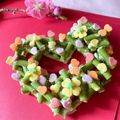 ひらめきmei's cooksnap of when they made ホワイトデーに簡単可愛いハートのリース.