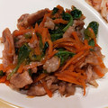 ありんこ☆★'s cooksnap of when they made 簡単！豚肉と小松菜のしょうが焼き風炒め.