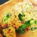 クックCLVII9☆'s cooksnap of when they made トマトとブロッコリーの卵いため.