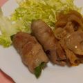 キルヘボン's cooksnap of when they made たっぷり生姜添えスナップエンドウ肉巻き.