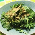 クック4HZ1SG☆'s cooksnap of when they made ＊春菊サラダ＊.