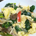ウッシー母's cooksnap of when they made 簡単☆豚卵ほうれん草のバター醤油炒め♪♪.
