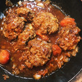 くーー〜's cooksnap of when they made 簡単甘めソースの煮込みハンバーグ.