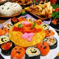 taruto77's cooksnap of when they made ハロウィン！ケーキ寿司＆おばけ手まり寿司.