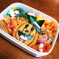 Ꮇÿmama＊'s cooksnap of when they made ハロウィンキャラ弁☆かぼちゃミッキー.
