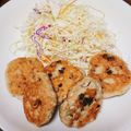 クックFAAF6J☆'s cooksnap of when they made お弁当に♪鶏むね肉とえのきのつくね.