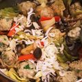 ピアノママ's cooksnap of when they made 中華風☆キャベツと春雨の肉団子鍋.
