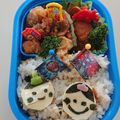 クックIA7Y6C☆'s cooksnap of when they made ひな祭りキャラ弁♪お雛様おにぎり.