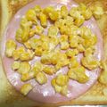 ステルトミチル's cooksnap of when they made やみつき♬コーンマヨ＊ハムトースト.