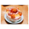 gkd's cooksnap of when they made ひな祭り♡ひし餅風ちらし寿司ケーキ.