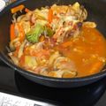 ☆すぬぴっぴ☆'s cooksnap of when they made 冬の定番☆トマト鍋&チーズオムライス.