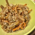 うずらのこ's cooksnap of when they made ごはんが進む甘辛味♡菊芋と大葉のきんぴら.
