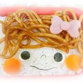＊ラビママ＊'s cooksnap of when they made 焼そばでそばかすガールのお弁当.