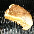 Akkers's cooksnap of when they made 漬けて焼くだけ牛肉のフランクステーキ　ＢＢＱ ver..