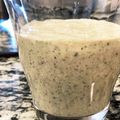 110mom's cooksnap of when they made きな粉入り＊黒ごまバナナスムージー.