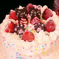 ぽんcooking☆'s cooksnap of when they made ひな祭り　ケーキ.