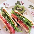 kpえもん♪'s cooksnap of when they made 野菜たっぷり★BLTサンドイッチ.
