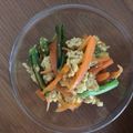 そらちゃん0504's cooksnap of when they made 小松菜とにんじんのたまご炒め.