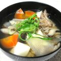 tennisnoah's cooksnap of when they made 免疫力アップ！けんちん汁風すまし汁.