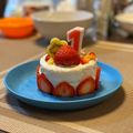 クックI04M21☆'s cooksnap of when they made 1歳バースデーケーキ＊離乳食.