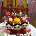 グッド花マリィ's cooksnap of when they made お雛様ケーキ.