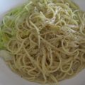 妙香ママ's cooksnap of when they made キャベツとアンチョビのクリームスパゲティ.