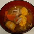 padpad777's cooksnap of when they made かぼちゃすいとんの味噌汁.