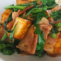 鈴宮蒼's cooksnap of when they made ✿厚揚げとほうれん草のスパイシー炒め✿.