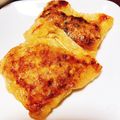 おかん70's cooksnap of when they made 簡単！油揚げのひき肉詰め焼き。お弁当にも.