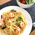 shanti0416's cooksnap of when they made レモン風味♡海老のペペロンチーノ.