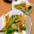 Sac’HiNa's cooksnap of when they made 厚揚げ・小松菜・玉ねぎの炒め物.