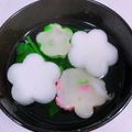 虎徹のママ's cooksnap of when they made 簡単☆型抜きはんぺんで☆手抜きなお吸い物.