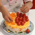ともぱんたから's cooksnap of when they made 簡単ちらし寿司ケーキ。.
