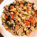 クックKPFIR3☆'s cooksnap of when they made お豆ちゃんゴロゴロ♡豚肉の旨うま炒め.