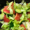 ドーシタトースター's cooksnap of when they made 超簡単　きゅうりとトマトの和え物サラダ.
