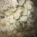 ma___111's cooksnap of when they made やさしい味☆炒飯風鶏ガラ炊き込みご飯.