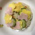 さおにゃんこ✨'s cooksnap of when they made ひな祭りに♪お花畑のケーキ型ちらし寿司.