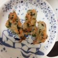 港UV's cooksnap of when they made 離乳食後期：鮭と野菜のお好み焼き.
