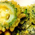 くりすたるけいこ's cooksnap of when they made カレーと炒りごまのカリカリ✨ゴーヤ揚げ.