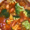 mayukelu's cooksnap of when they made 冬の定番☆トマト鍋&チーズオムライス.
