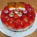 クックRCM4CJ☆'s cooksnap of when they made とろける♡オレオと苺のレアチーズケーキ.