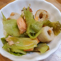 rika0827's cooksnap of when they made ＊塩鮭＆ちくわのきんぴら＊.