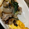 クック5NZZJL☆'s cooksnap of when they made 小松菜と豚肉のにんにく炒め.