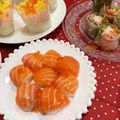 クックエリー's cooksnap of when they made お祝いに☆サーモンの手まり寿司.
